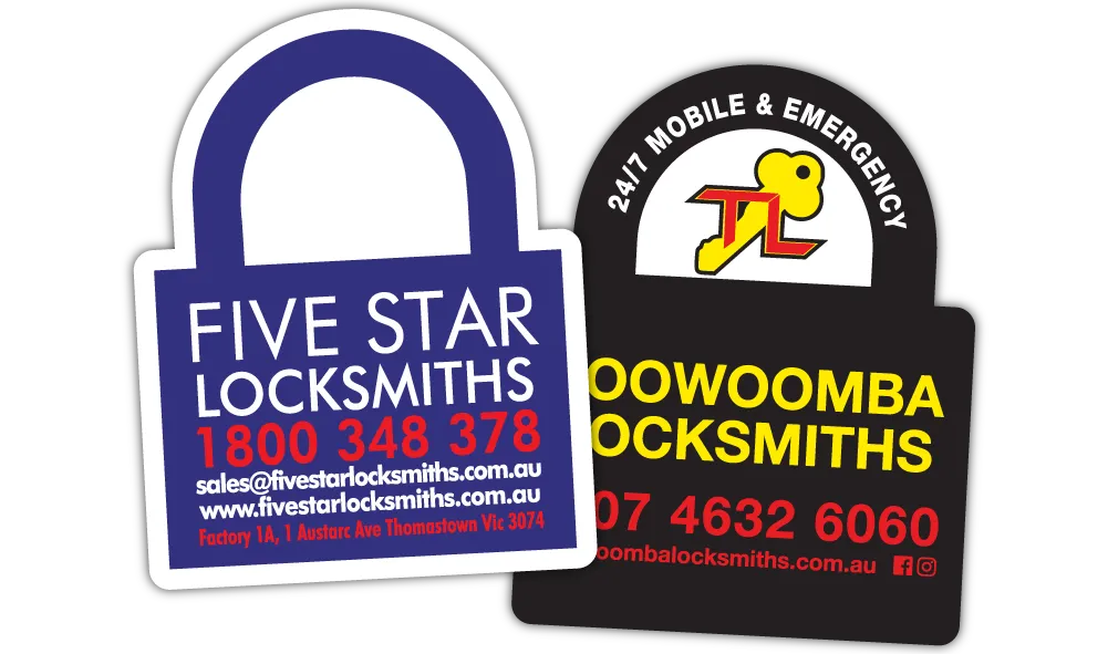 Padlock Shaped Promotional Magnets – Ideal for Locksmiths – Magnets.com.au